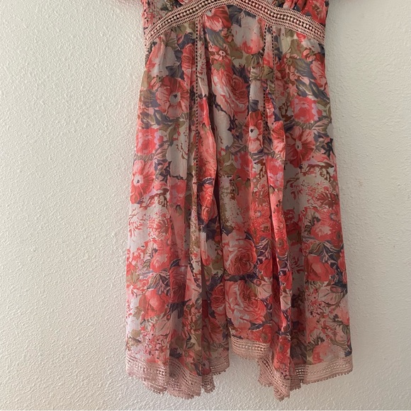 Anthropologie Ranna Gill Rose Bouquet Dress - Picture 5 of 6